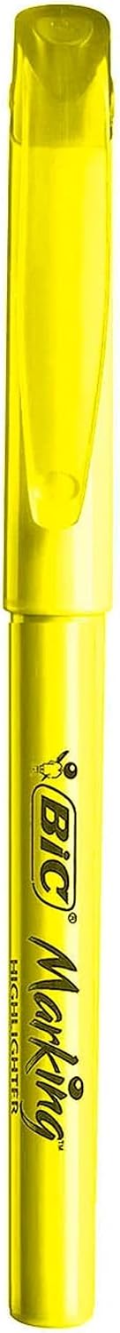 BIC Brite Liner Chisel Tip Highlighters, Yellow, 12 Pack - view 5