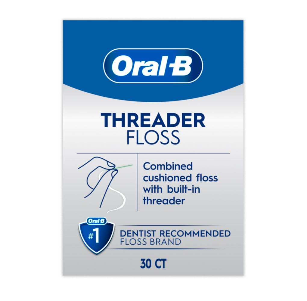 Oral-B Glide Pro-Health Threader Floss, 30 Count