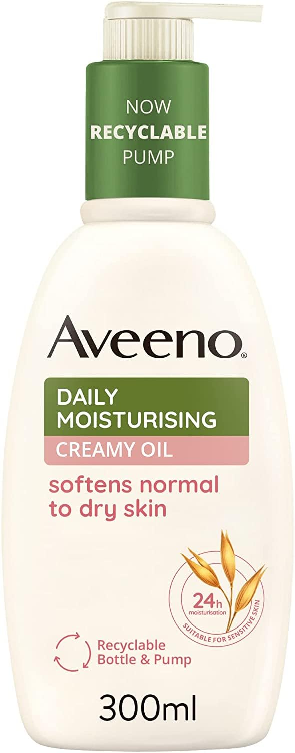 Aveeno Moisturising Creamy Oil, 300 ml (10.1 fl oz) — product view