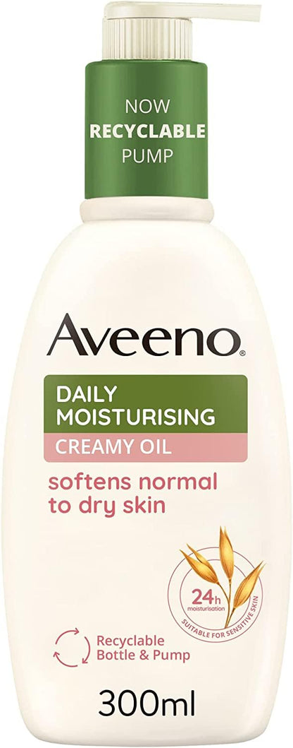 Aveeno Moisturising Creamy Oil, 300 ml