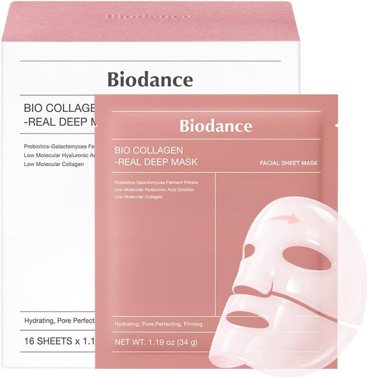 Biodance Bio-Collagen Hydrogel Overnight Face Mask, 16 Pack