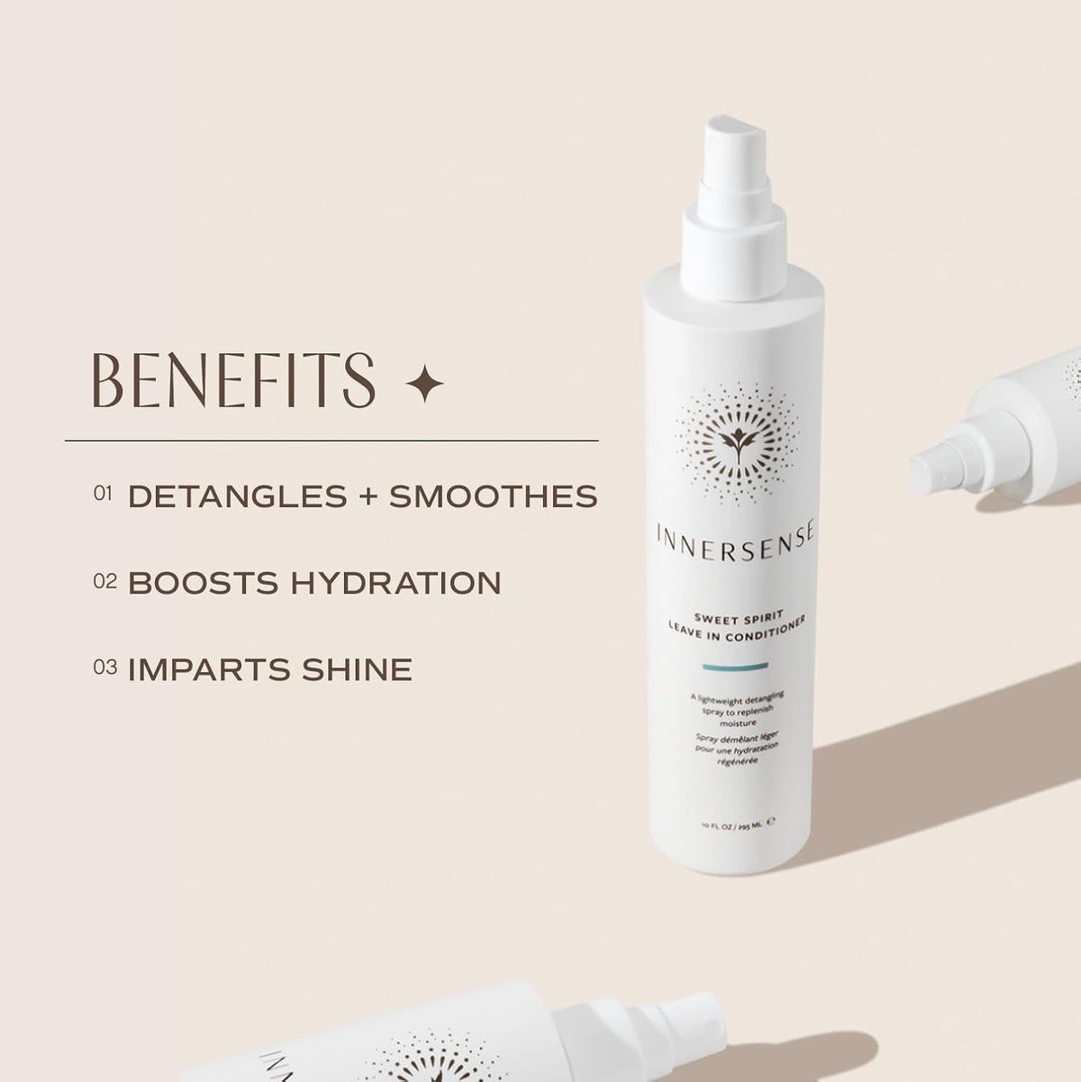 Innersense Organic Beauty Sweet Spirit Leave-In Conditioner 8.5 fl oz (250 ml) - view 3