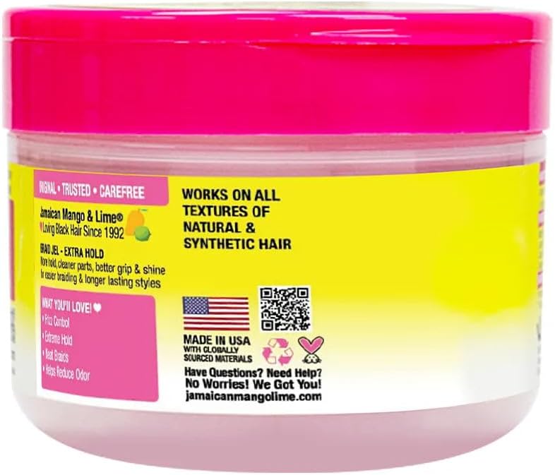 Jamaican Mango & Lime Extra Hold and Easy Braid Jel, 8 oz - view 2