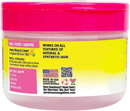Jamaican Mango & Lime Extra Hold and Easy Braid Jel, 8 oz - view 2