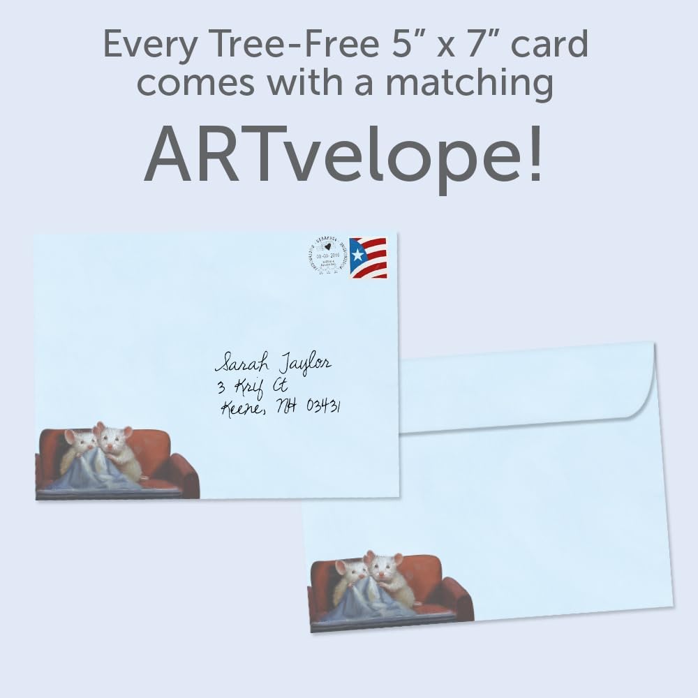 Tree-Free Greetings Anniversary Card 5 x 7 Inch, Blanket Hogger - view 4