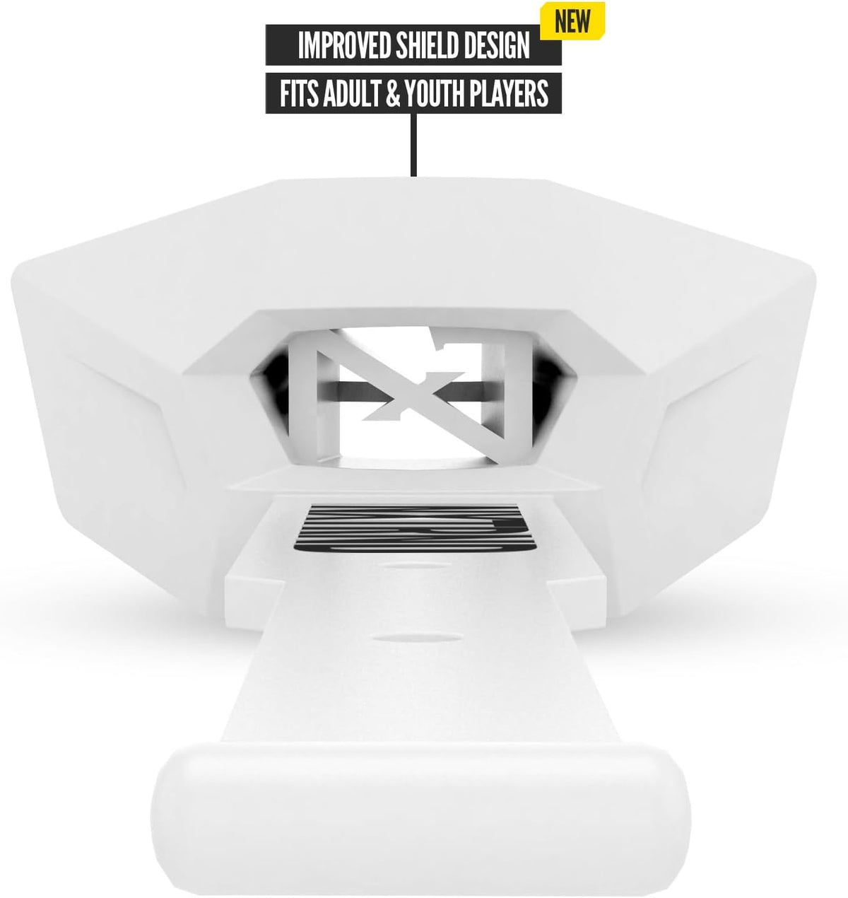 Nxtrnd Two Pro Football Mouth Guard with Strap, White - view 3