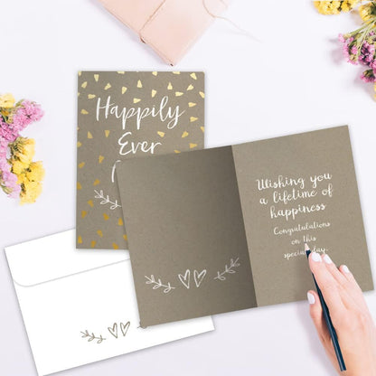 Tree-Free Greetings Wedding Card, Happily After Today, 5 x 7 Inch - view 2
