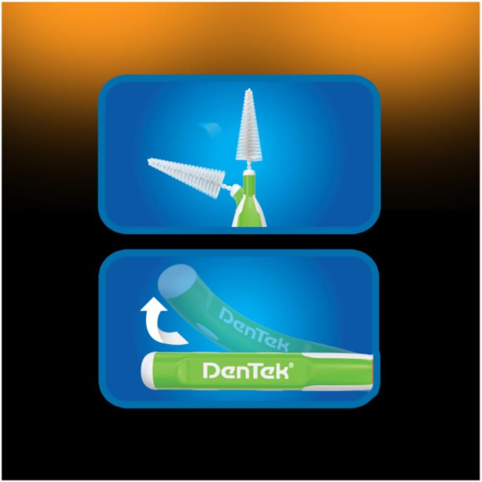 DenTek Easy Brush Interdental Cleaners Tight Fresh Mint, 16 Count, Pack of 12 - view 5
