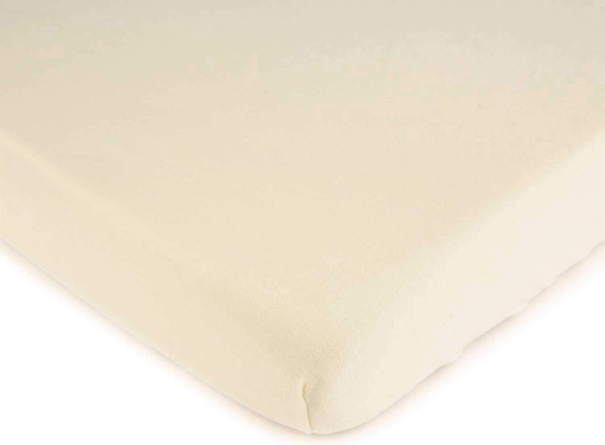 SheetWorld Fitted Playard Sheet 31 x 39 Inch, Organic Ivory