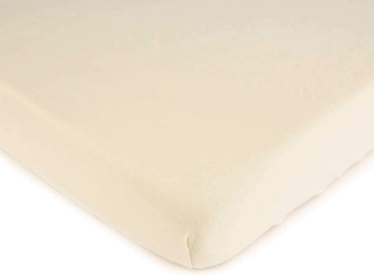 SheetWorld Fitted Playard Sheet 31 x 39 Inch, Organic Ivory