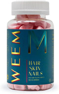 WEEM Vegan Biotin Hair, Skin and Nails Gummies, Extra Strength