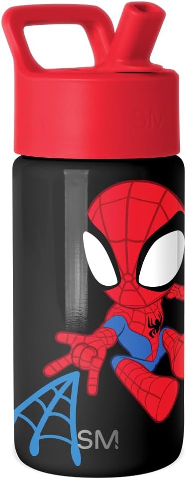Simple Modern Marvel Spidey Insulated Kids Water Bottle, 14 oz