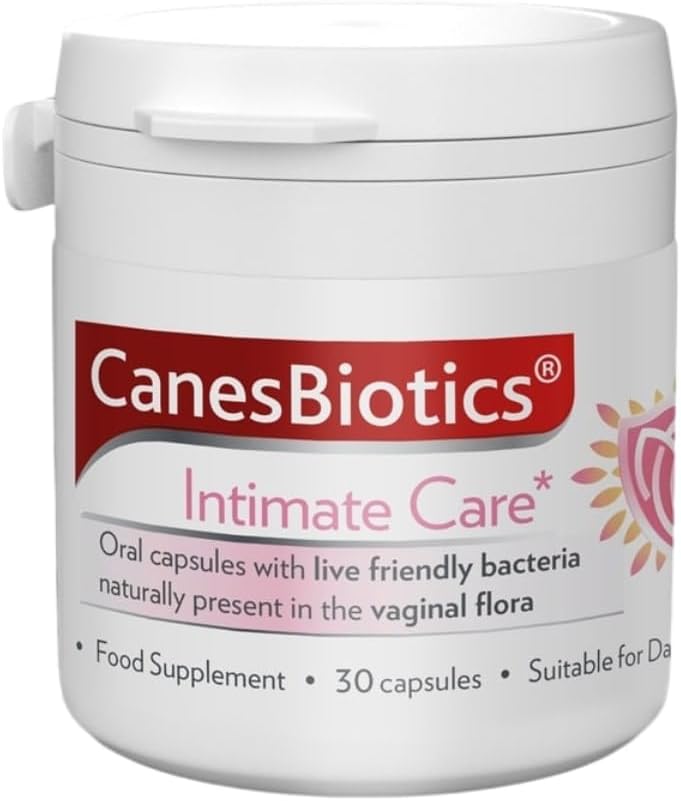 Canesten CanesBiotics Vaginal Flora Probiotic Capsules 30 Count