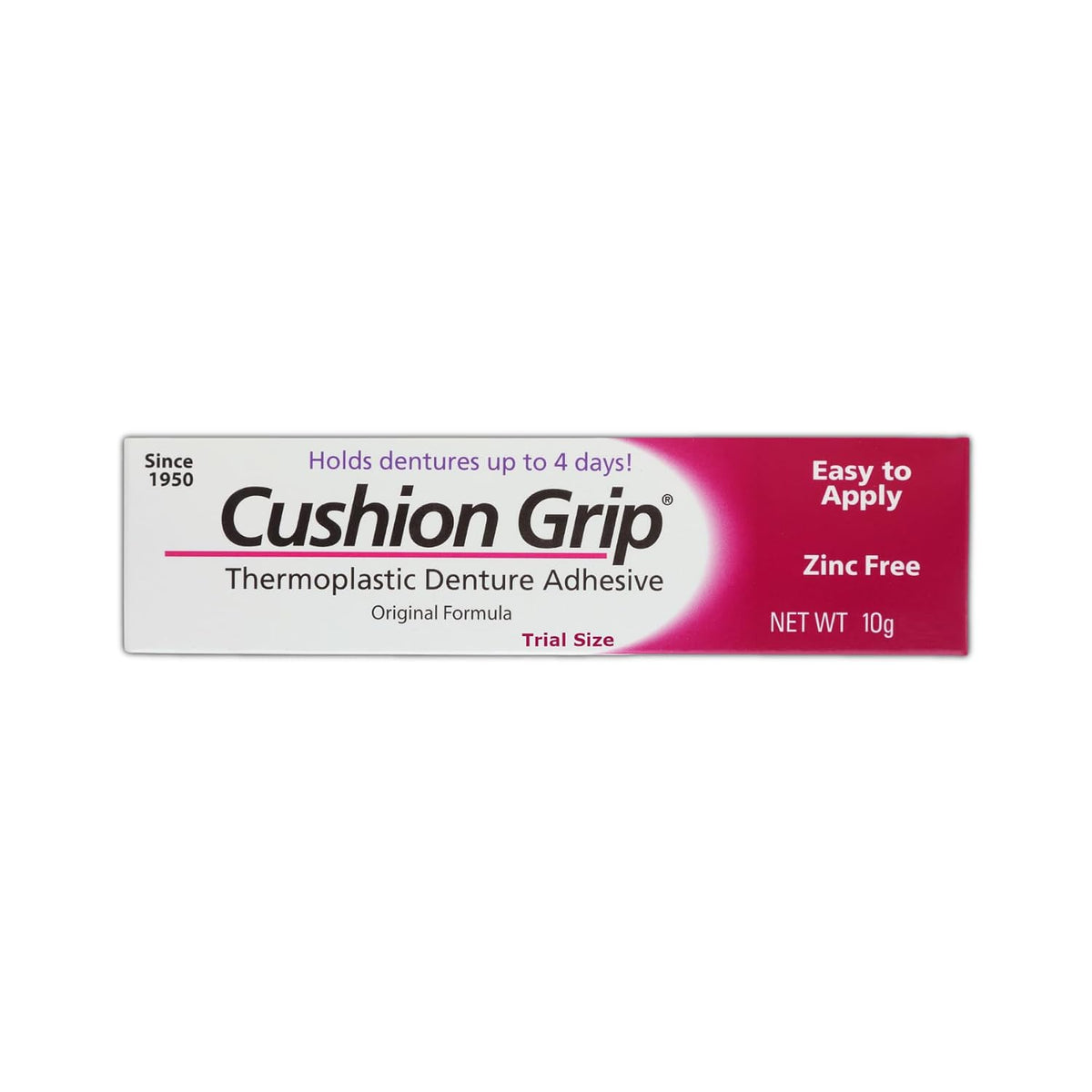 Cushion Grip Thermoplastic Denture Adhesive, 0.35 oz Travel Size — product view