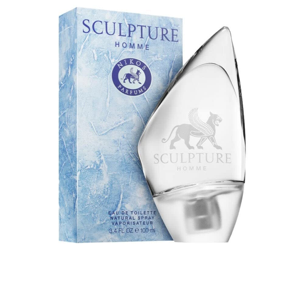 Nikos Sculpture Eau de Toilette Spray for Men, 100 ml (3.3 oz) — product view