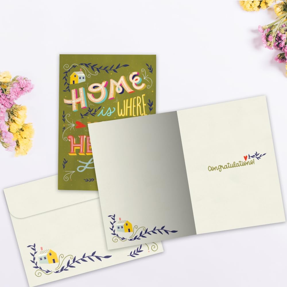 Tree-Free Greetings New Home Card, Home Is Where, 5 x 7 Inch - view 2