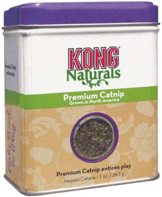 KONG Naturals Premium North American Catnip, 1 oz Tin