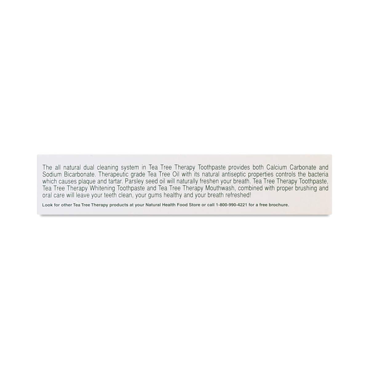 Tea Tree Therapy Toothpaste with Baking Soda, 5 oz, Pack of 2 - view 4