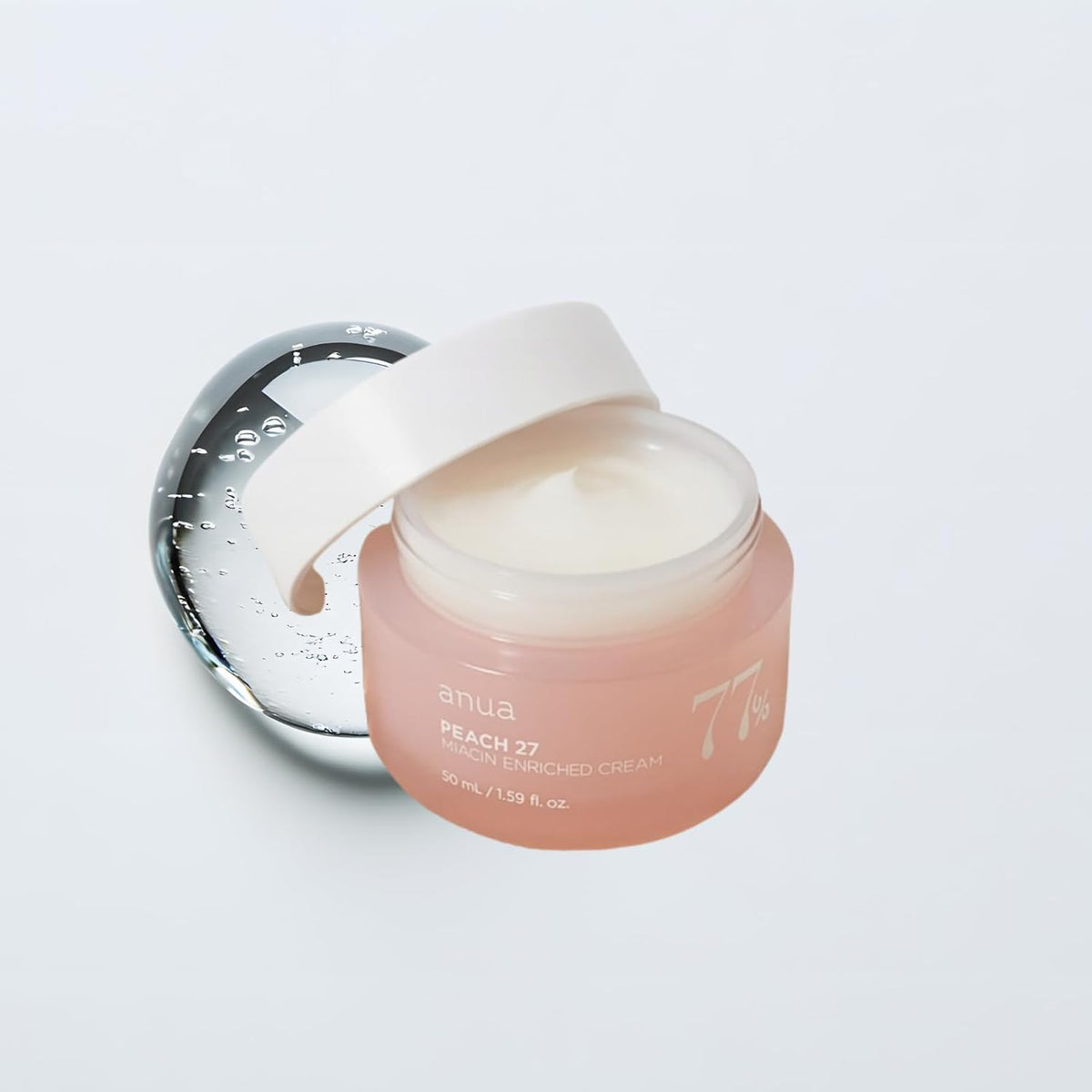 Anua Peach 77% Niacin Enriched Cream 50 ml (1.7 fl oz) — alternate product view