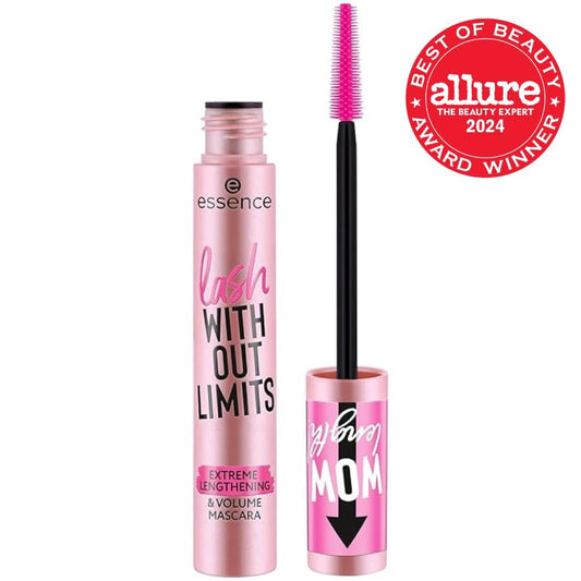 essence Lash Without Limits Extreme Lengthening & Volume Mascara, Black - view 2
