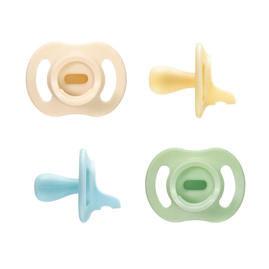 Tommee Tippee Ultra-Light StayPut Dummy, 0-6 Months, Pack of 4