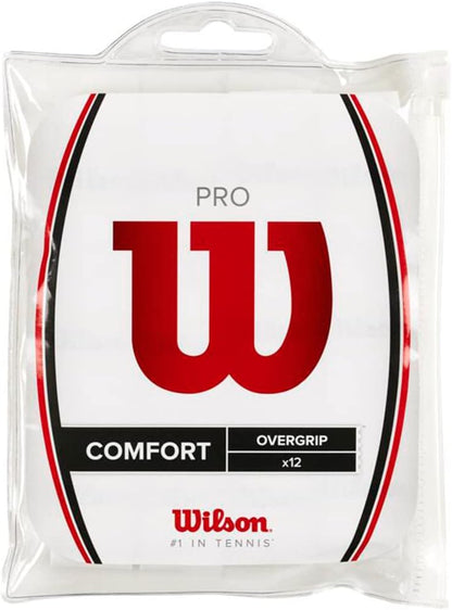 Wilson Pro Tennis Overgrip 12-Pack White