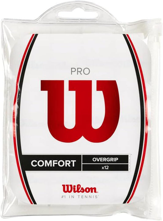 Wilson Pro Tennis Overgrip 12-Pack White