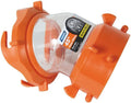 Camco RhinoFLEX 45-Degree Clear Swivel Sewer Hose Fitting
