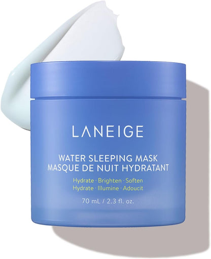 LANEIGE Water Sleeping Mask 70ml - Squalane and Probiotic-Derived Complex
