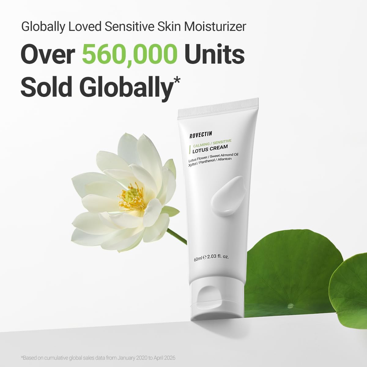 Rovectin Lotus Water Cream Face Moisturiser 60 ml (2 fl oz) — alternate product view