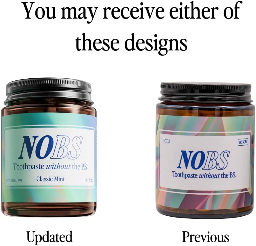 NOBS Fluoride-Free Toothpaste Tablets with Nano Hydroxyapatite, 3 Month Supply - view 6