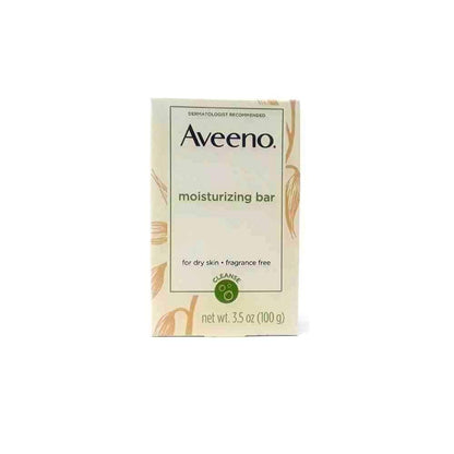 Aveeno Moisturizing Bar for Dry Skin, 3.5 oz, Pack of 8