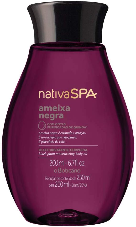 O Boticário Nativa Spa Black Plum Body Moisturising Oil 200 ml