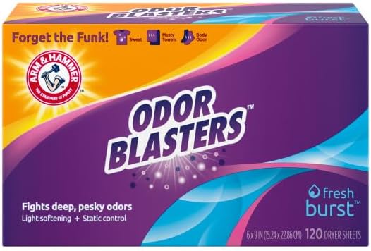Arm & Hammer Odor Blaster Dryer Sheets, Fresh Burst, 120 Count — product view