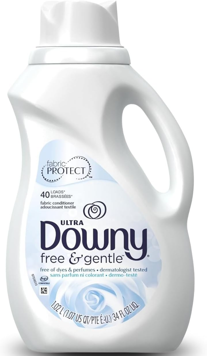 Downy Ultra Free & Sensitive Liquid Fabric Softener, 40 Loads