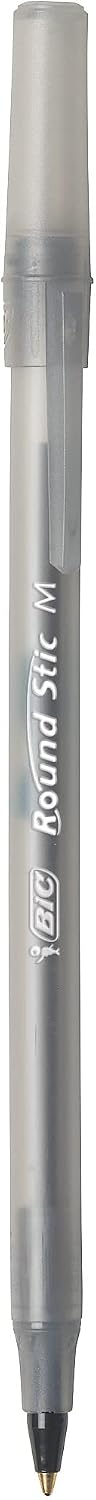 BIC Round Stic Xtra Life Ballpoint Pens, Black, 1.0mm Medium, 60 Count - view 6
