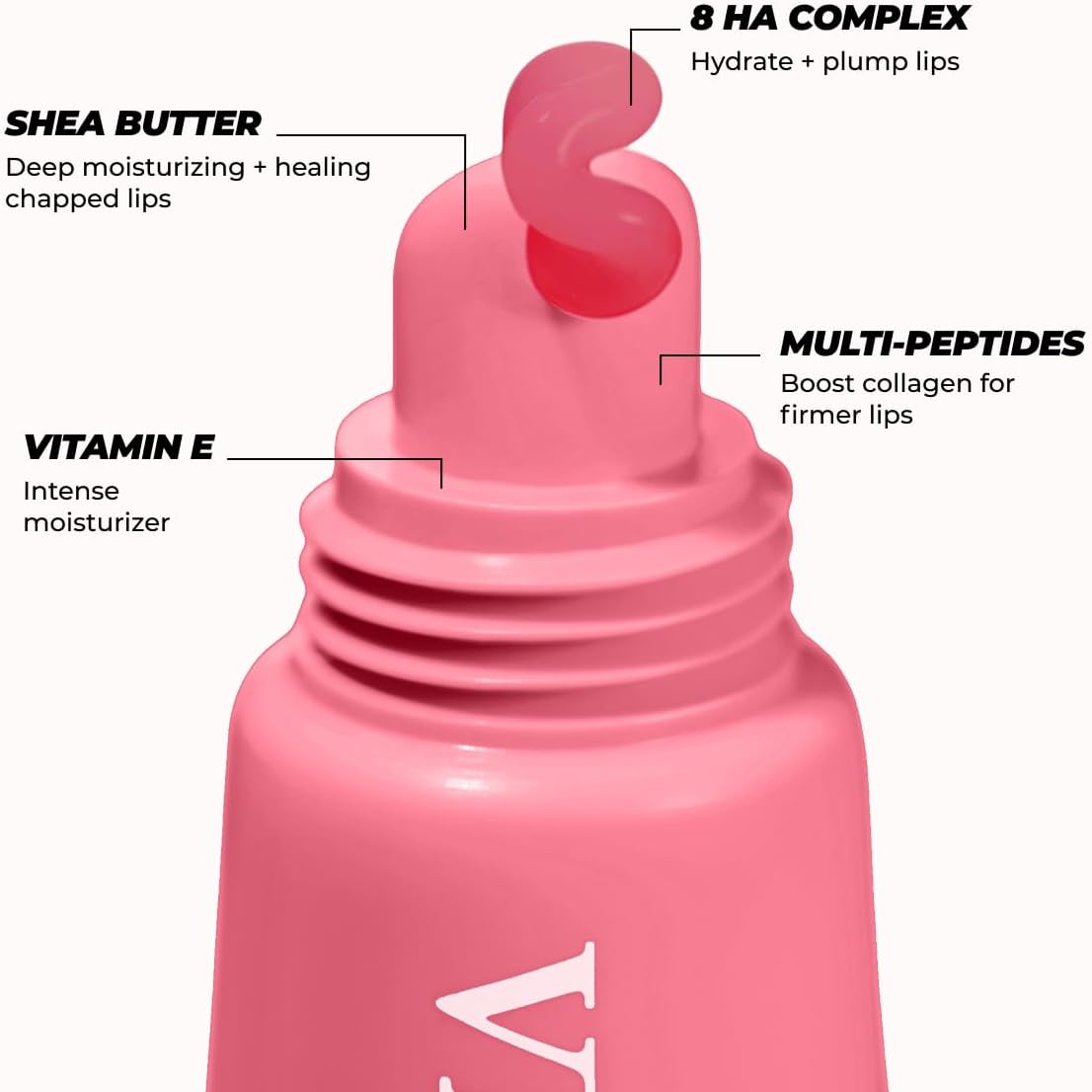 Vitamasques Peptide Tinted Lip Balm Strawberry 0.33 fl oz - view 3