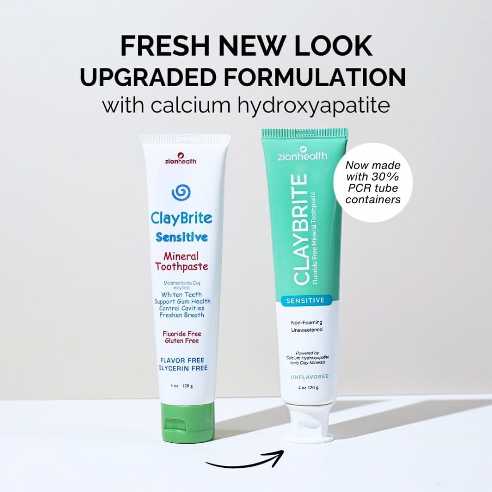 Zion Health ClayBrite Sensitive Natural Toothpaste, 4 oz - view 3