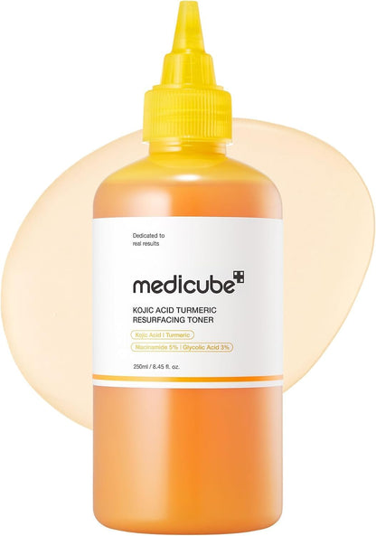 medicube Kojic Acid Turmeric Smoothing Toner for Face and Body