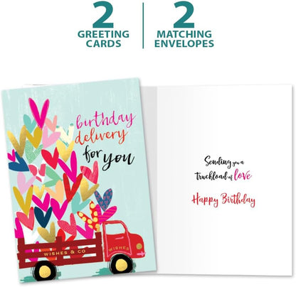 Tree-Free Greetings Special Delivery Birthday Cards, Pack of 2 - view 5