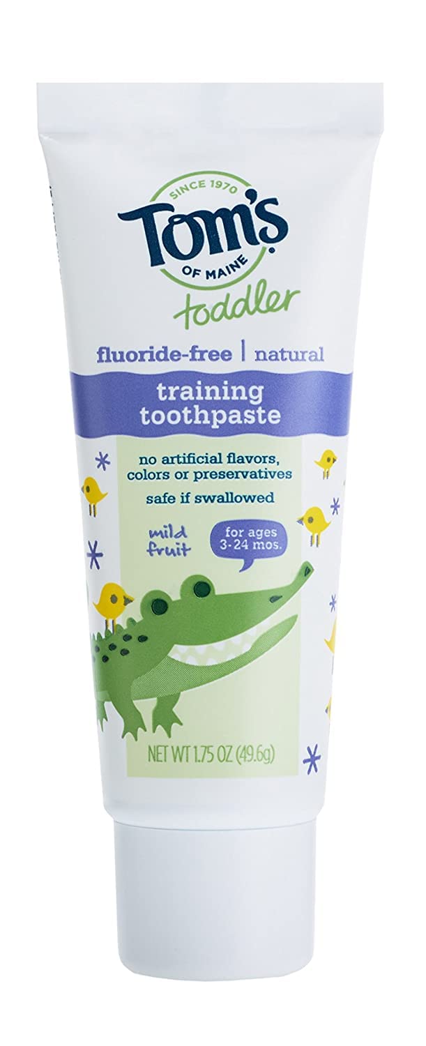 Tom's of Maine Toddlers Fluoride-Free Toothpaste Mild Fruit 1.75 oz, Pack of 6 - view 3