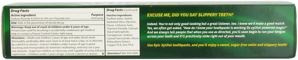 Epic Dental Spearmint Toothpaste, 4.9 oz - view 2