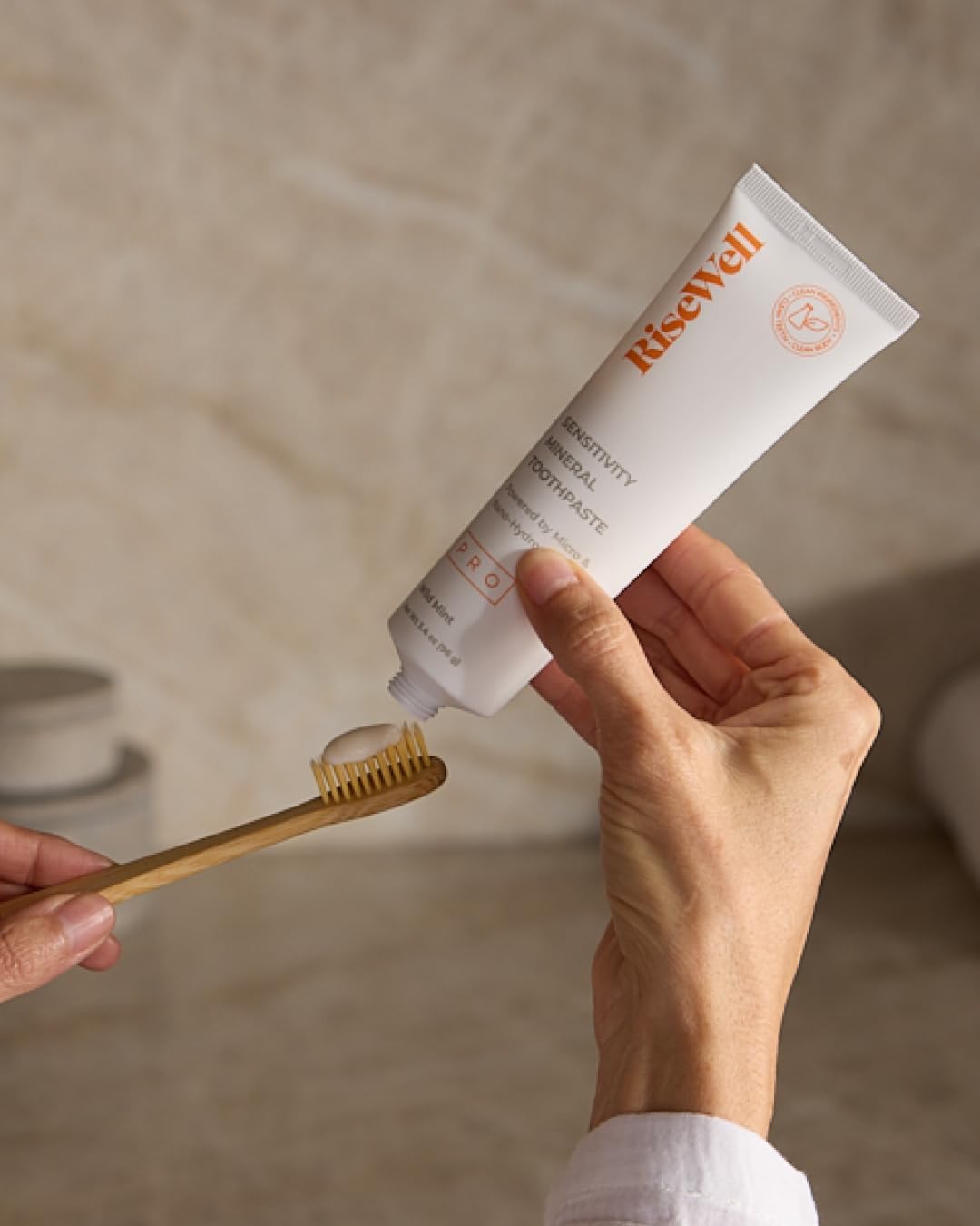 RiseWell PRO Micro and Nano Hydroxyapatite Toothpaste, Wild Mint, 3.4 oz - view 6