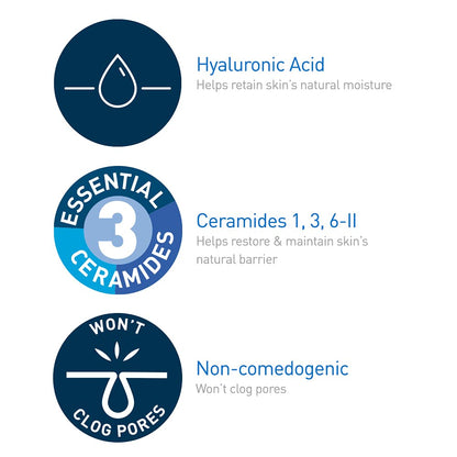 CeraVe Hydrating Cleanser & Hyaluronic Acid Serum Set, 19 fl oz + 1 fl oz - view 3