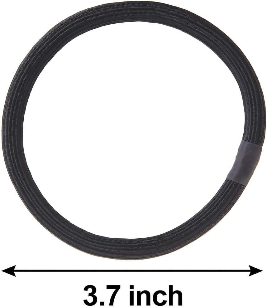 Goody Ouchless XL Extra Thick Hair Elastics, Black, 10 Count - view 2
