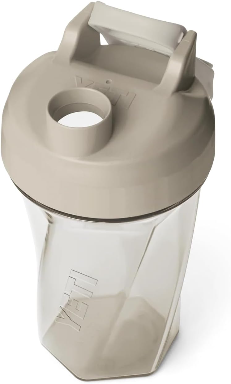YETI Yonder 20 oz (591 ml) Leakproof Shaker Bottle in Cape Taupe - view 3