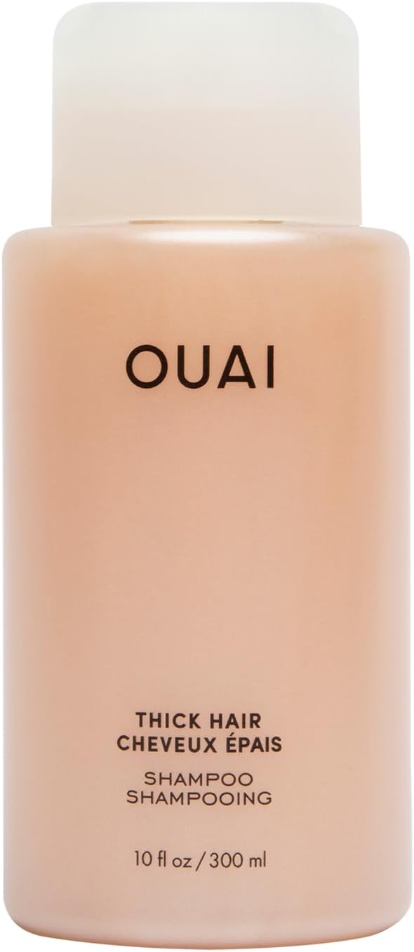OUAI Thick Shampoo with Keratin and Shea Butter 300 ml (10 fl oz) — product view