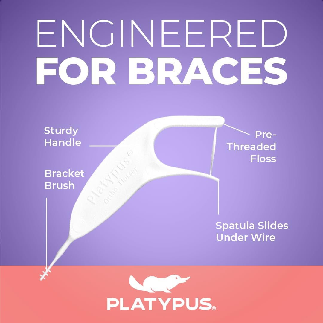 Platypus Orthodontic Flossers for Braces, 40 Count - view 2