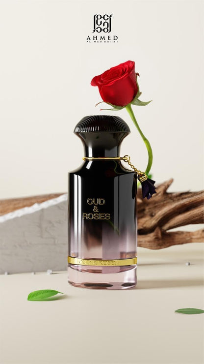 Ahmed Al Maghribi Oud and Roses Extrait de Parfum, Unisex, 2.02 oz - view 3