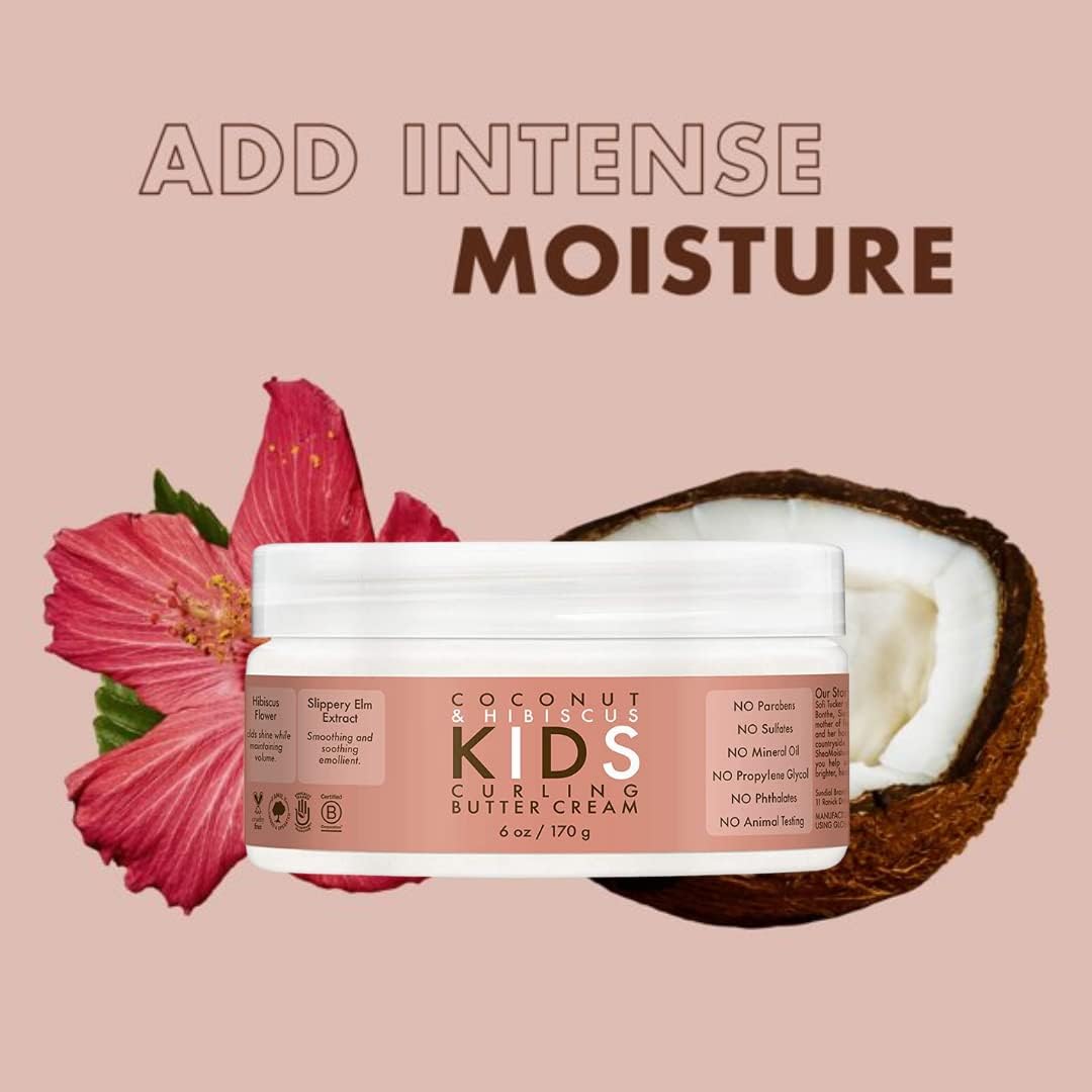 Shea Moisture Kids Curling Butter Cream and Curl & Shine Shampoo Set - view 6